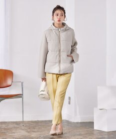 Tiaclasse ファイバーダウン×ダンボール異素材ショートコート