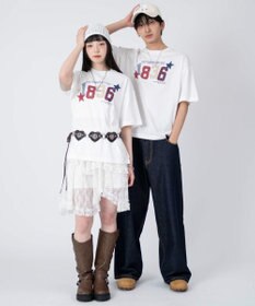 WEGO 【ユニセックス着用ITEM/XSSMLXLサイズ展開】アソートグラフィックBIG　T（SS）-2