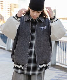 WEGO デニムスタジャン