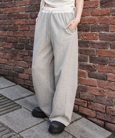 WEGO 【ウエストゴム/SMサイズ展開】カーブデザインスウェットパンツ