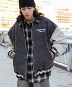 WEGO デニムスタジャン