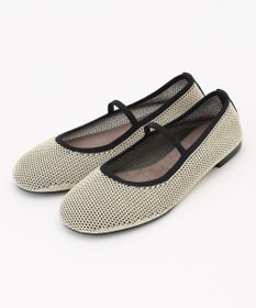 steppi 【一部店舗限定 / 片足わずか80g】シースルー ラウンド フラットパンプス