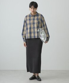 AMERICAN HOLIC イージーケアショート丈チェックシャツ