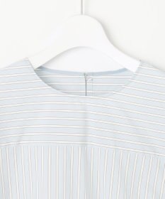 自由区 【洗える】SOMELOSクロップド丈 ブラウス