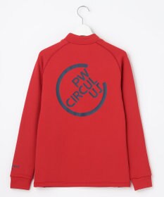 PW CIRCULUS 【WOMEN】【ストレッチ/軽量】バックロゴ 長袖 モックネック シャツ