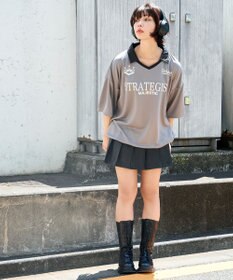 WEGO 【ユニセックス着用ITEM/MLサイズ展開】ドロストゲームシャツプルオーバー