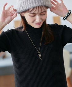 Tiaclasse 【安田美沙子さん着用・新色・XSサイズ追加】リブ切替ニットワンピース