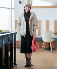 Tiaclasse 【安田美沙子さん着用・新色・XSサイズ追加】リブ切替ニットワンピース