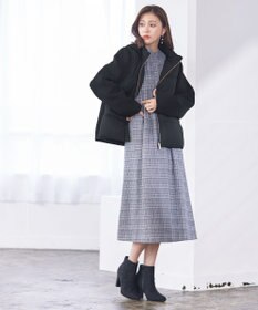 Tiaclasse ファイバーダウン×ダンボール異素材ショートコート