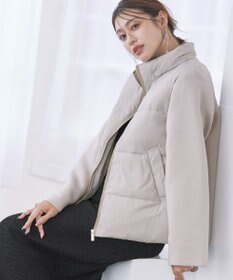 Tiaclasse ファイバーダウン×ダンボール異素材ショートコート