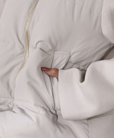 Tiaclasse ファイバーダウン×ダンボール異素材ショートコート