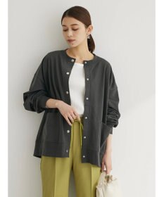 Green Parks ミニ裏毛オーバーサイズカーディガン