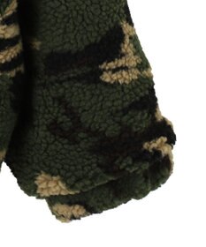 WEGO 迷彩ロゴボアパーカー