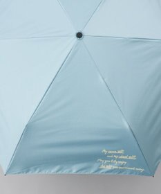 AURORA 【Ungrid（アングリッド）】カリグラフィープリント晴雨兼用傘（折りたたみ傘）