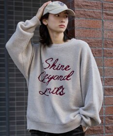 WEGO 【ユニセックス着用ITEM】ベロアモールグラフィックプルオーバー