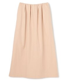 BEIGE， MALLOW / コットンタック イージーフレアスカート