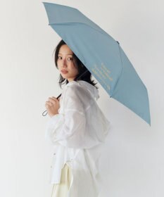 AURORA 【Ungrid（アングリッド）】カリグラフィープリント晴雨兼用傘（折りたたみ傘）