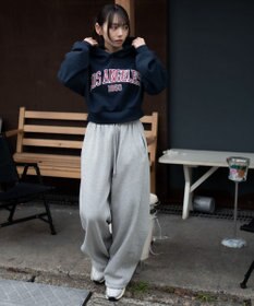 WEGO グラフィックショートプルパーカー