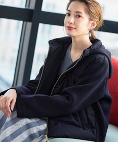 Tiaclasse ファイバーダウン×ダンボール異素材ショートコート