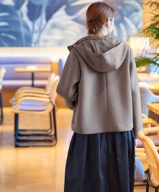 Tiaclasse ファイバーダウン×ダンボール異素材ショートコート