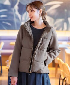 Tiaclasse ファイバーダウン×ダンボール異素材ショートコート