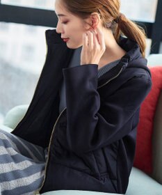 Tiaclasse ファイバーダウン×ダンボール異素材ショートコート