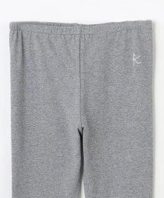 組曲 KIDS 【150-160㎝】10分丈フラワープリント レギンス