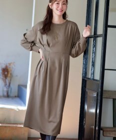 Tiaclasse L 【吸水発熱 / 静電気防止】ポンチタックワンピース