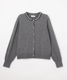 ANY SIS ジュエルカシミヤミックスニット カーディガン