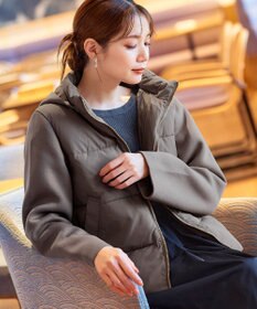 Tiaclasse ファイバーダウン×ダンボール異素材ショートコート