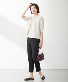 J.PRESS LADIES L 【洗える・抗菌防臭】コットンアセテート ドルマン ニット