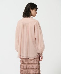 GRACE CONTINENTAL チュールレイヤードシャツ