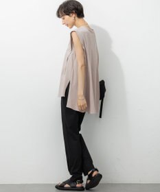 23区 L 【撥水加工/洗える】ドライ2WAYストレッチ テーパード パンツ