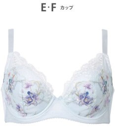 WACOAL 【小さく見せるブラ】 レーシィ ブラジャー 着やせ効果 コンパクトにメイク バストの突出をおさえる 背中の段差を軽減 大きいサイズ レディース BRB453 /ワコール