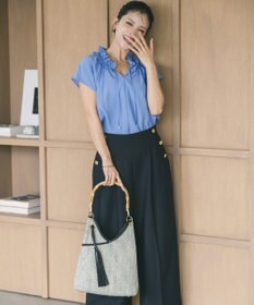 YECCA VECCA 【A4対応】チャーム付き2wayショルダーバッグ