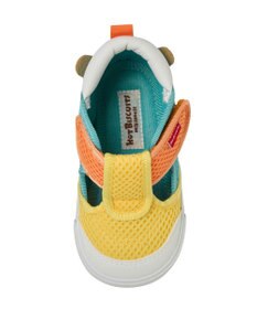 MIKI HOUSE HOT BISCUITS 【14-15cm】かかと顔 メッシュ セカンドベビーシューズ