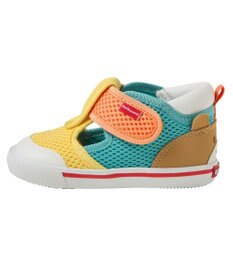 MIKI HOUSE HOT BISCUITS 【14-15cm】かかと顔 メッシュ セカンドベビーシューズ