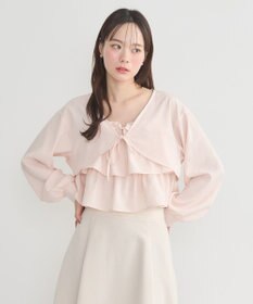 earth music&ecology ティアードアンサンブルブラウス