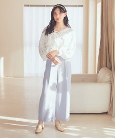 earth music&ecology ティアードアンサンブルブラウス