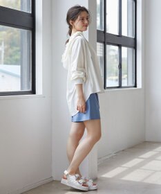 Feroux 【接触冷感・UVカット・吸水速乾】ラッシュガードフリル パーカー