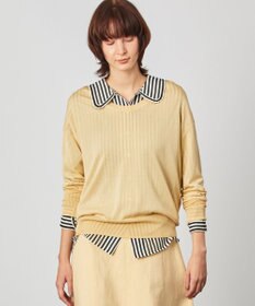 BEIGE， LAGORD / Uネックニット