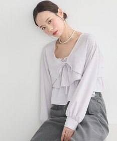 earth music&ecology ティアードアンサンブルブラウス