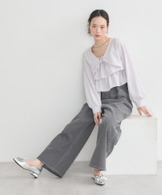 earth music&ecology ティアードアンサンブルブラウス