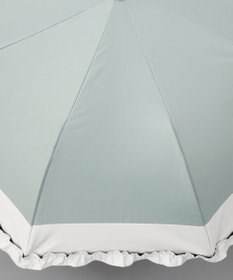 AURORA Beaurance （ビューランス）バイカラーフリル晴雨兼用パラソル（折りたたみ傘）