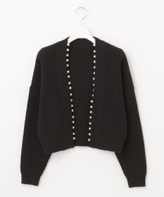 Feroux 【洗える】パール付き カーディガン