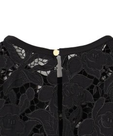 BEIGE， CITRINE / エンブロイダリーレースノースリーブブラウス