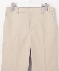 自由区 【接触冷感・UVカット・吸水速乾・洗える】シェルタリングオックスストレート パンツ