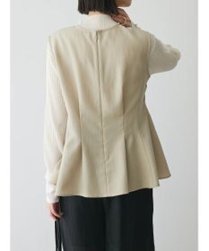 Green Parks AnriettMusee ノースリーブタックペプラムブラウス