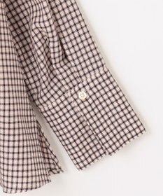 J.PRESS LADIES サイロチェック スキッパー ブラウス