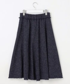 Feroux 【セットアップ対応】春ツイード フレアスカート